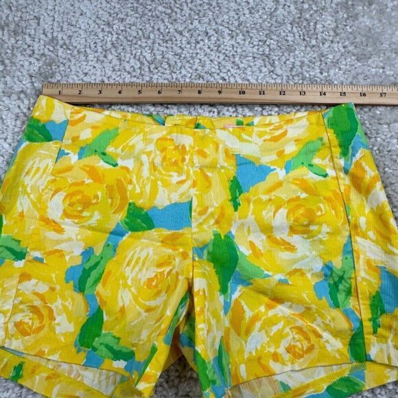 Lilly Pulitzer Deenie Floral Short Sunglow Yellow - Picture 6 of 9